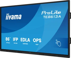 86" iiyama TE8613A-B2AG:IPS,4K,40P,USB-C,EDLA - obrázek 5