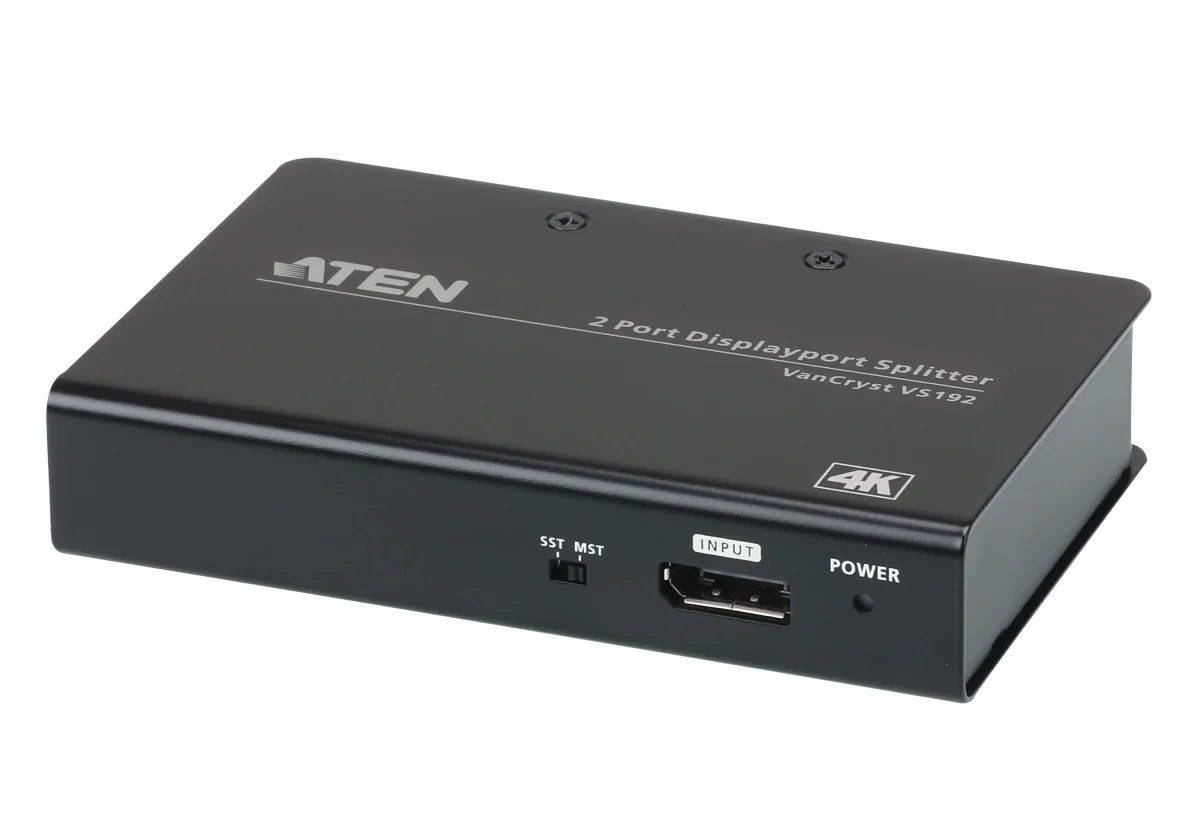 ATEN 2 port DisplayPort rozboč. 4K@60Hz,SST/MST