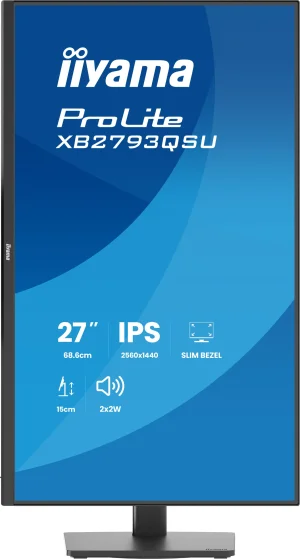 IIYAMA ProLite XB2793QSU-B1 27" IPS QHD Monitor - obrázek 8