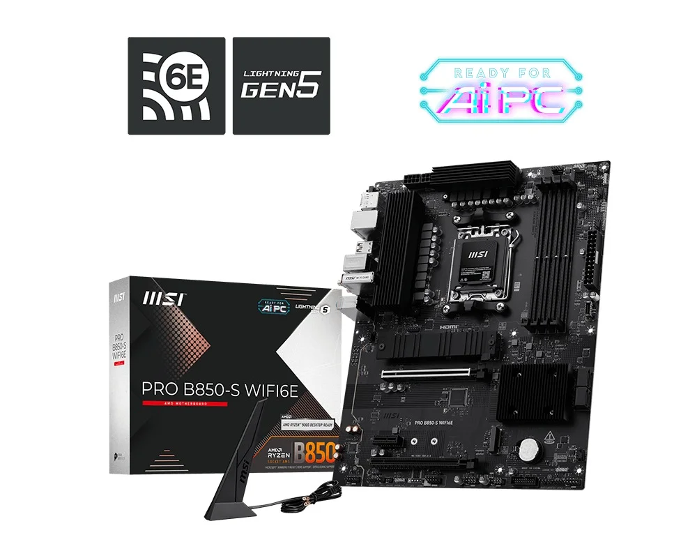 MSI PRO B850-S WIFI6E AM5 ATX základní deska