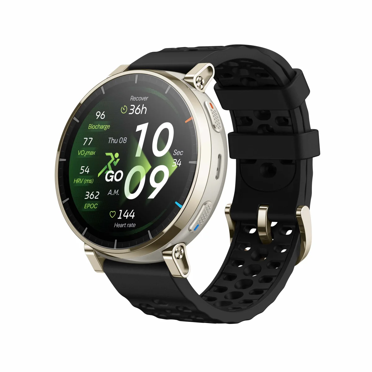 Amazfit Active 3 Premium Apex Silver chytré hodinky