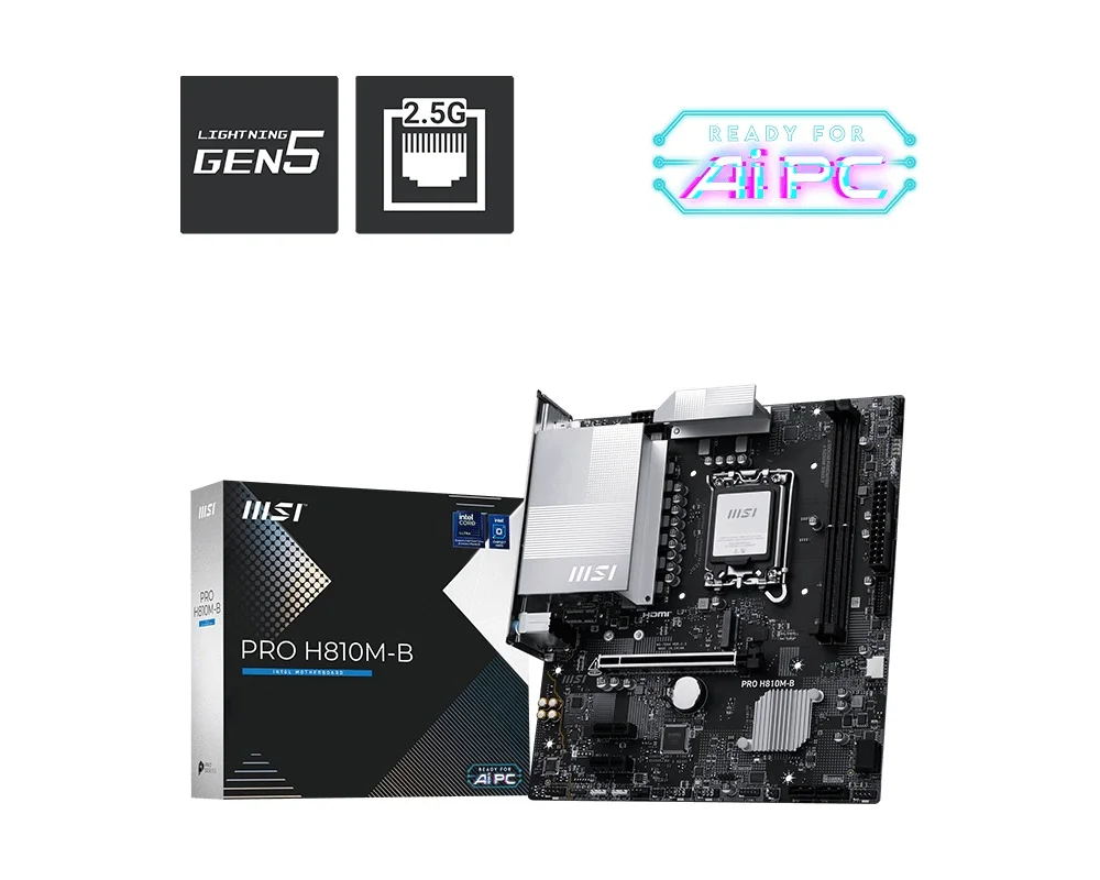 MSI PRO H810M-B/LGA 1851/mATX