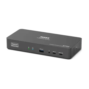 PORT CONNECT USB-C dokovací stanice, 2× 4K, HDMI/DisplayPort