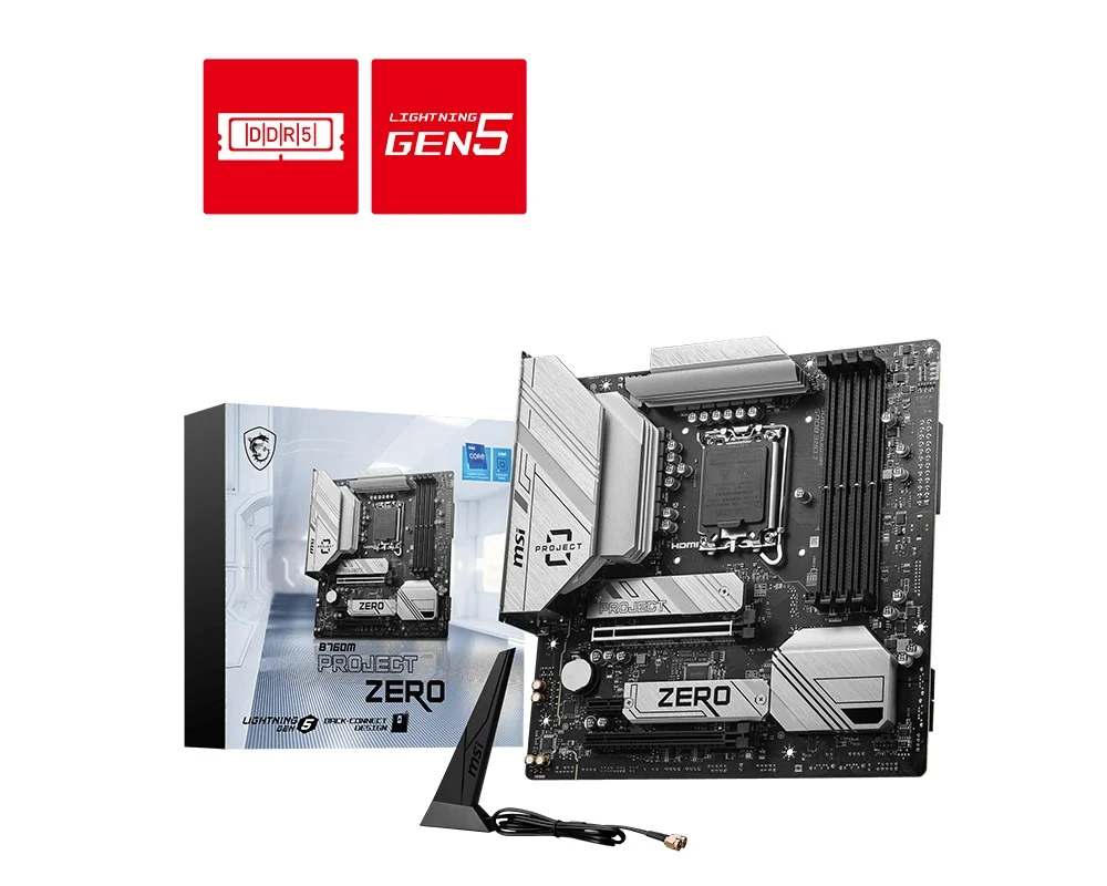 MSI B760M PROJECT ZERO LGA 1700 mATX deska