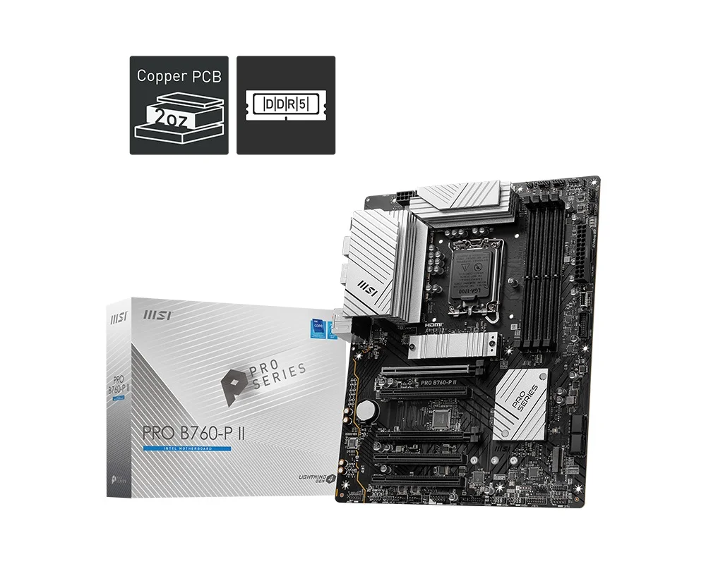 MSI PRO B760-P II deska LGA 1700 ATX