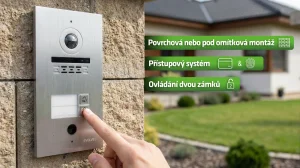 EVOLVEO DoorPhone ID-2, 2drátový videotelefon pro dva byty s RFID, otiskem prstu a podporou ONVIF ka - obrázek 4