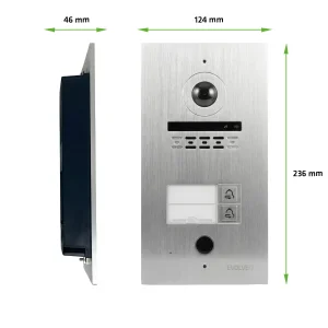 EVOLVEO DoorPhone ID-2, 2drátový videotelefon pro dva byty s RFID, otiskem prstu a podporou ONVIF ka - obrázek 7