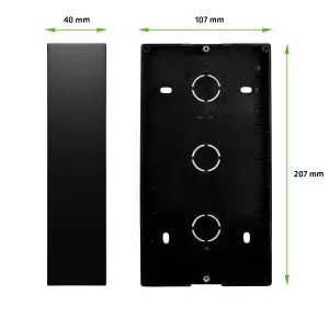 EVOLVEO DoorPhone ID-2, 2drátový videotelefon pro dva byty s RFID, otiskem prstu a podporou ONVIF ka - obrázek 10
