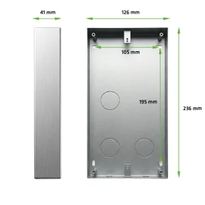 EVOLVEO DoorPhone ID Kovová povrchová montážní krabice pro venkovní jednotku - obrázek 4