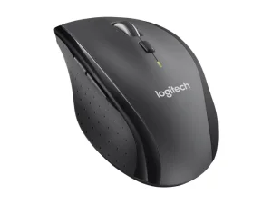 Logitech M705 Marathon/Kancelářská/Optická/Pro praváky/1 000 DPI/Bezdrátová USB/Černá-šedá - obrázek 4
