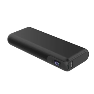 Platinet Powerbanka 20000 mAh 65W  Power Delivery, 2x USB-C, 1xUSB-A, kabel USB-C 1m, černá - obrázek 2