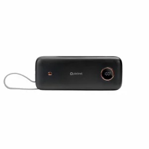 Platinet Powerbanka 20000 mAh 70W Power Delivery, 1xUSB-C, 1xUSB-A, kabel USB-C 1m, černá - obrázek 2