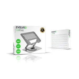 EVOLVEO CoolGuy stojan pod notebook 17" šedý - obrázek 3