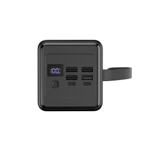 Platinet Powerbanka 60000 mAh 65W Power Delivery, 2xUSB-C, 2xUSB-A, kabel USB-C 1m, černá - obrázek 3