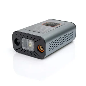 Platinet 3v1 Powerbanka 4000 mAh, digitální kapesní kompresor 10 BAR, LED svítilna, stříbrná - obrázek 2