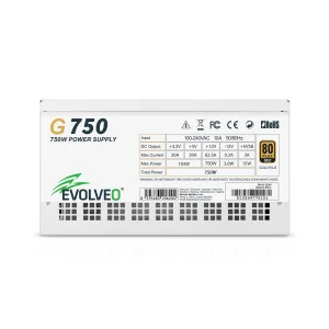 EVOLVEO G750, 750W/ ATX 3.1/ 80+ GOLD/ Modular - obrázek 8