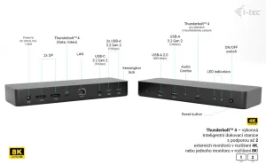 i-tec Thunderbolt 4 Dokovací stanice 90W - obrázek 5