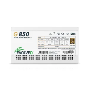 EVOLVEO G850, 850W/ ATX 3.1/ 80+ GOLD/ Modular - obrázek 13
