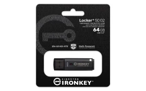 Kingston IronKey Locker+ 50 G2/64GB/USB 3.2 Gen 1 (5Gb/s)/USB-A/Černá - obrázek 2