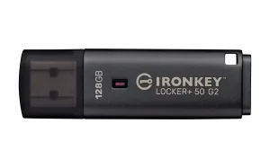 Kingston IronKey Locker+ 50 G2/128GB/USB 3.2 Gen 1 (5Gb/s)/USB-A/Černá