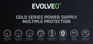 EVOLVEO P1000, 1000W/ ATX 3.1/ 80+ PLATINUM/ - obrázek 15
