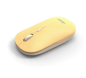 Acer AMR130/Ergonomická/Optická/1 600 DPI/USB+BT/Žlutá - obrázek 3