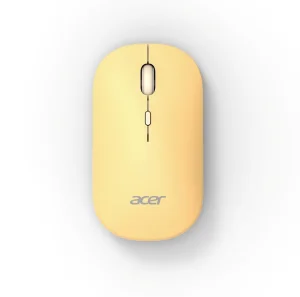 Acer AMR130/Ergonomická/Optická/1 600 DPI/USB+BT/Žlutá