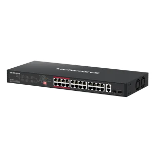 MERCUSYS MS126CP 24xFE PoE+ 2xGb switch - obrázek 5