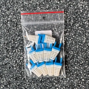 DATACOM Manžetka pro konektor RJ 45 modrá/bílá 10 ks - obrázek 3