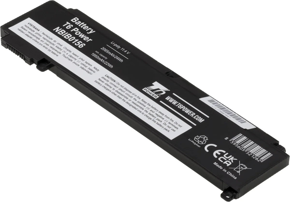 Baterie Lenovo ThinkPad T460s/T470s 24Wh 2065mAh (T6 Power)