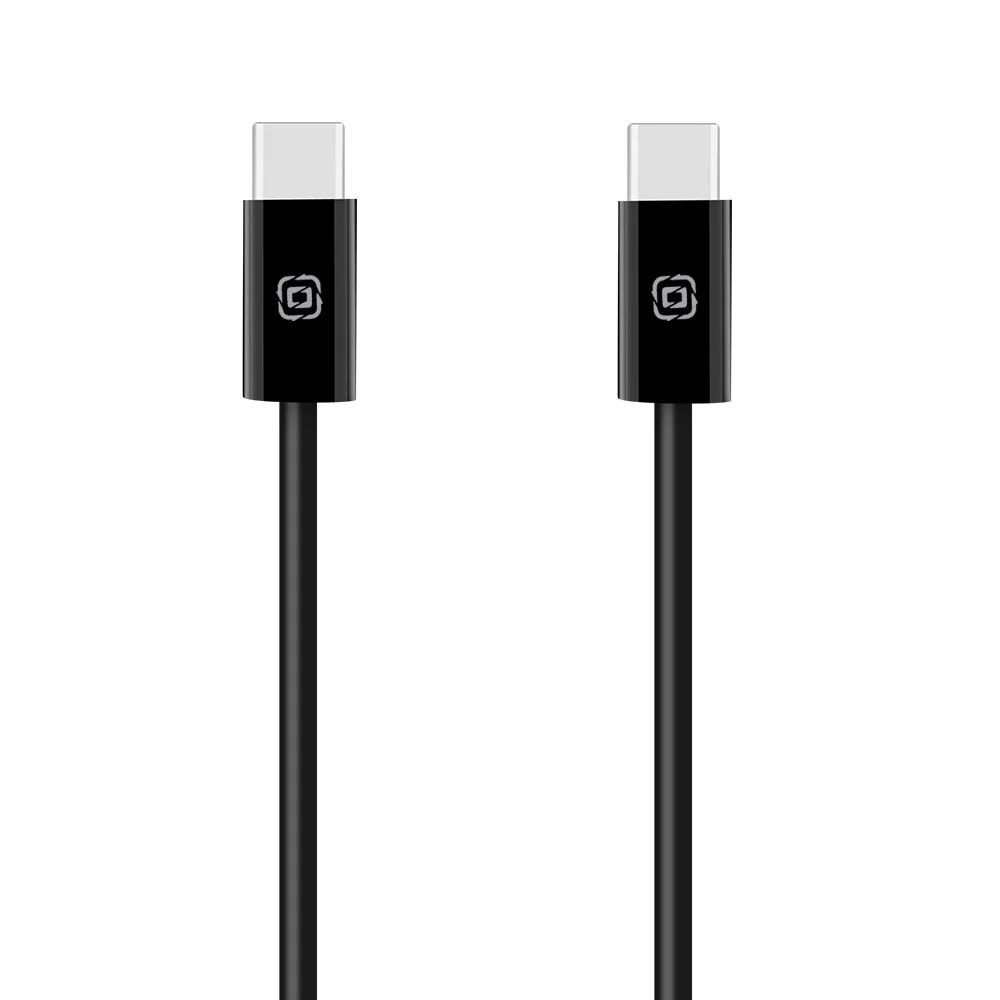 OBAL:ME Super Fast USB-C/USB-C Pletený kabel 60W 1m Black