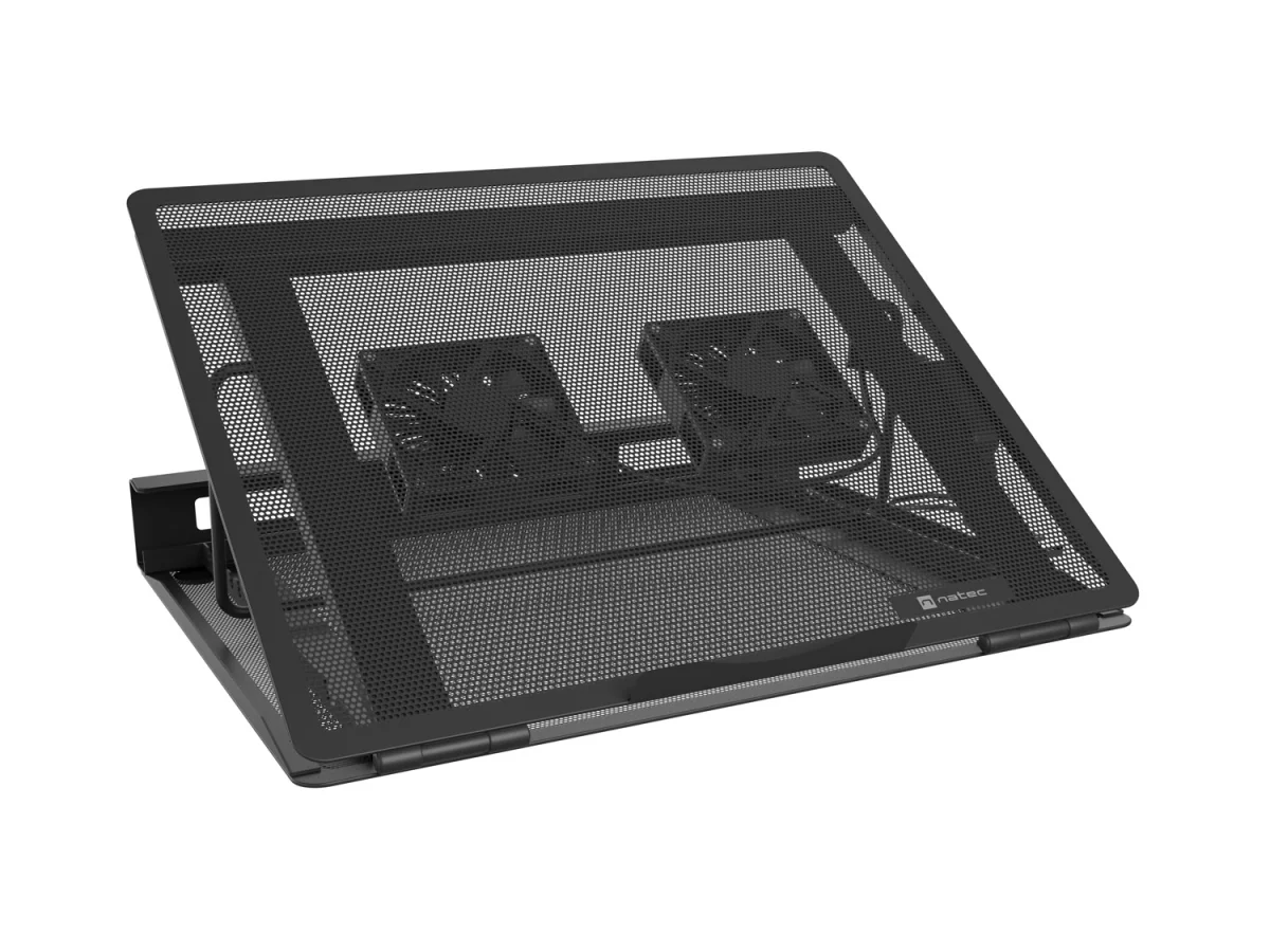 Natec TERN 2 PLUS stojan pod notebook 12-17" 2 ventilátory