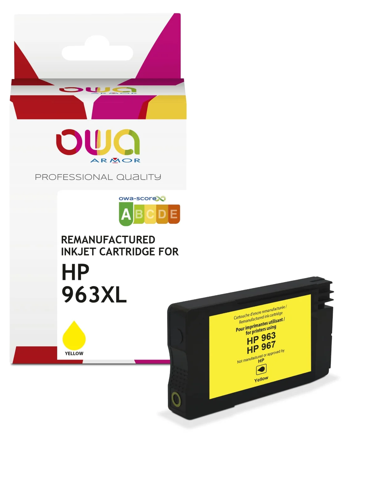Inkoustová náplň HP 963XL žlutá (ARMOR)