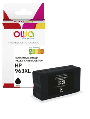 OWA ARMOR ink kompatibilní s HP 3JA30AE, (963XL), černá/black