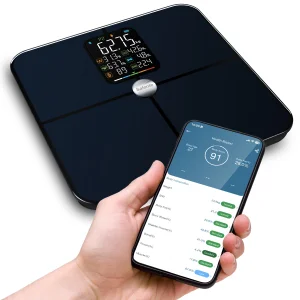 Salente BodyFit, chytrá osobní diagnostická fitness váha, Bluetooth, černá - obrázek 2