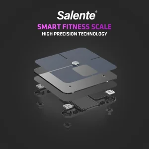 Salente BodyFit, chytrá osobní diagnostická fitness váha, Bluetooth, černá - obrázek 3