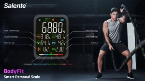 Salente BodyFit, chytrá osobní diagnostická fitness váha, Bluetooth, černá - obrázek 5