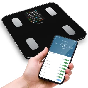 Salente MaxFit, chytrá osobní diagnostická fitness váha, Bluetooth, černá - obrázek 4