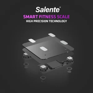 Salente MaxFit, chytrá osobní diagnostická fitness váha, Bluetooth, černá - obrázek 5