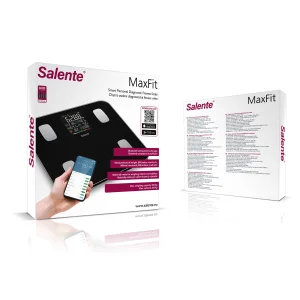 Salente MaxFit, chytrá osobní diagnostická fitness váha, Bluetooth, černá - obrázek 7