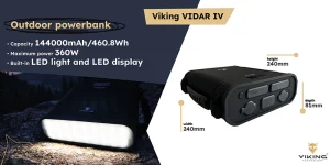 Outdoorová powerbanka Viking VIDAR IV/144000mAh/MAX 360W/USB-A/USB-C/cigaretová zásuvka/Big Anderson - obrázek 5