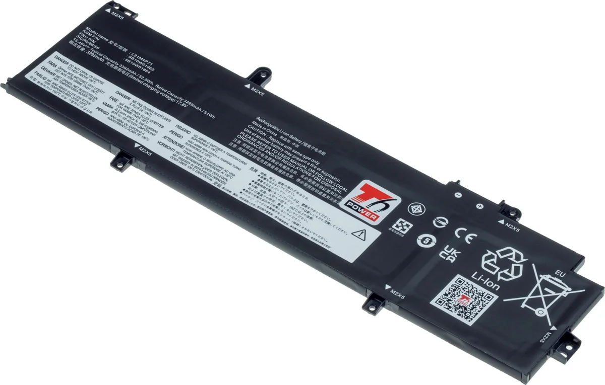 Baterie Lenovo ThinkPad T14 Gen 3/4, P14s Gen 3/4 52,5Wh (T6 Power)