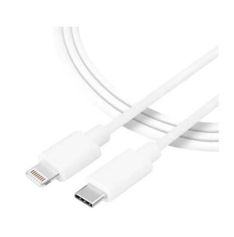 Tactical Smooth Thread Cable USB-C/Lightning 1m White