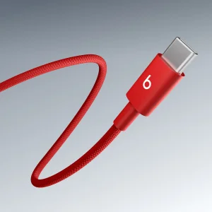 Beats 240W USB-C/USB-C Braided Cable (3m)- Red - obrázek 2