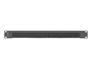 LANBERG 19" KARTÁČOVÝ PANEL 1U ČERNÝ AK-1103-B - obrázek 2