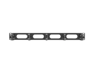 LANBERG19" PANEL PRO SPRÁVU KABELŮ 5 KROUŽKŮ - TYP B 1U ČERNÝ - obrázek 3