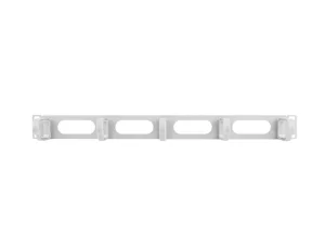 LANBERG 19" PANEL PRO SPRÁVU KABELŮ 5 KROUŽKŮ - TYP B 1U ŠEDÝ - obrázek 3