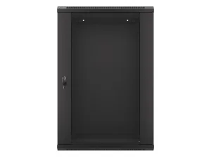 LANBERG 19" RACKOVÁ SKŘÍŇ PRO MONTÁŽ NA STĚNU 18U/600X450 (FLAT PACK) S PROSKLENÝMI DVEŘMI ČERNÁ V2 - obrázek 7