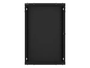 LANBERG 19" RACKOVÁ SKŘÍŇ PRO MONTÁŽ NA STĚNU 18U/600X450 (FLAT PACK) S PROSKLENÝMI DVEŘMI ČERNÁ V2 - obrázek 8