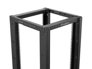 LANBERG OTEVŘENÝ RACK 32U 600X800 ČERNÝ V2 - obrázek 2